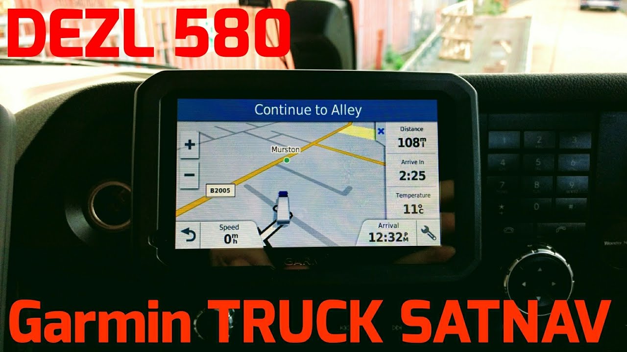 Garmin Dezl 580 first look Truck Satnav