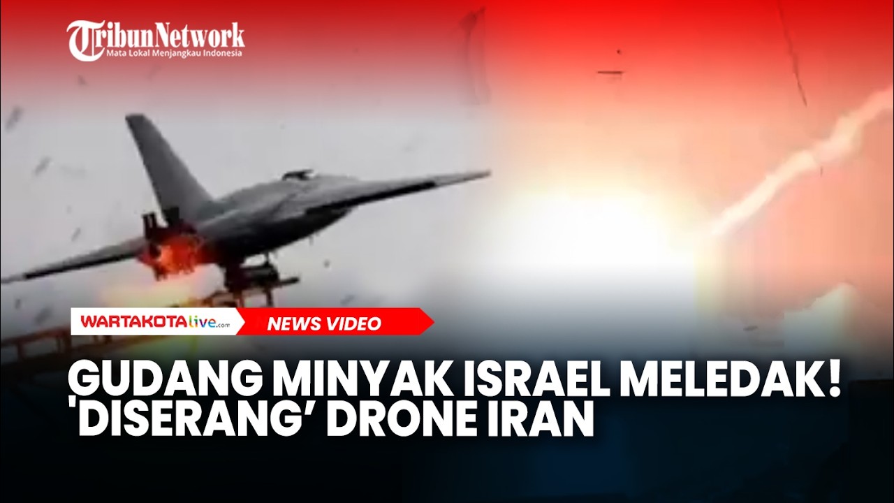 Iran Balas 'Serang' Gudang Minyak Israel di Kota Haifa