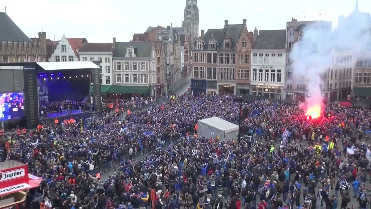 Kampioenenviering Club Brugge 18de landstitel @ Markt, Brugge