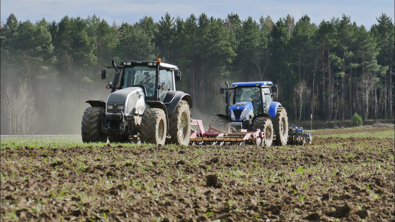 Oporowa uprawa na wesoło ! / New Holland T7060 i Valtra
