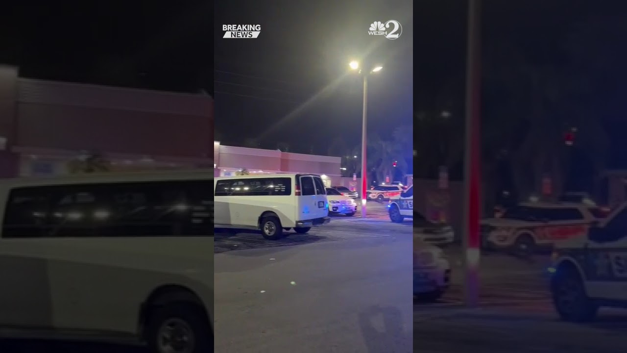 Large law enforcement presence at McDonald's in Orange County