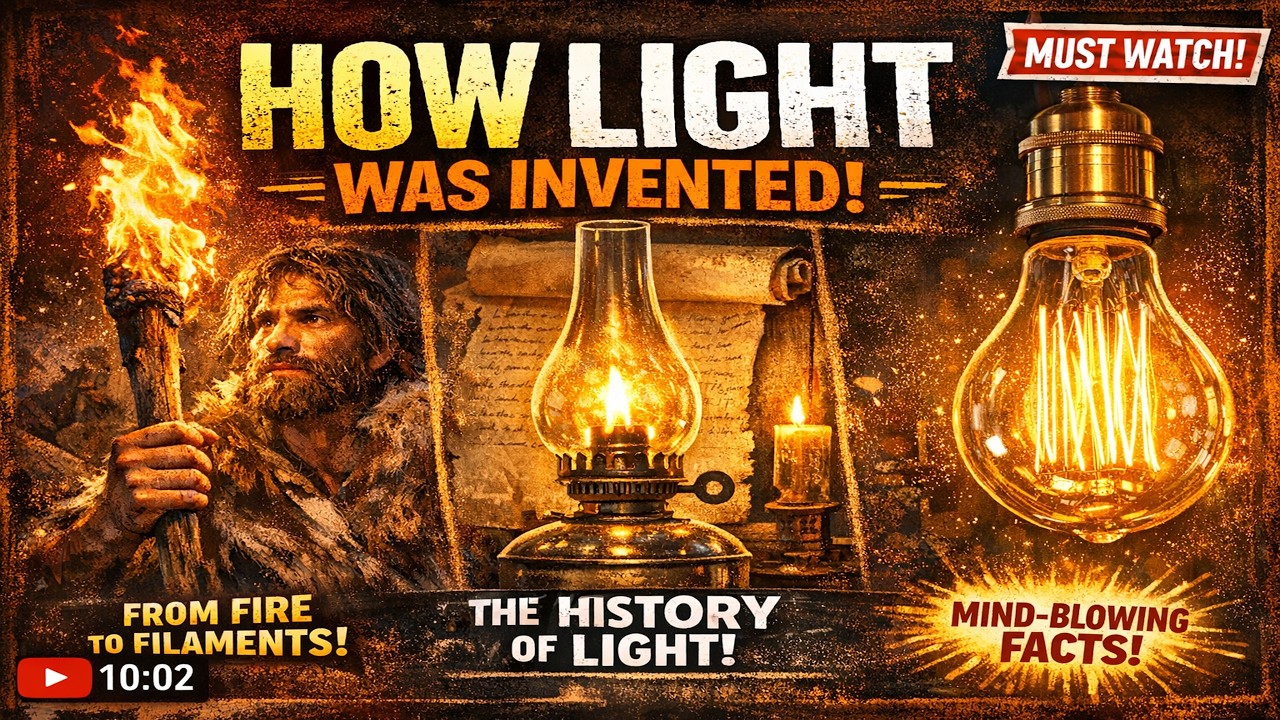 The Shocking History of Light [From Fire to Light Bulbs]