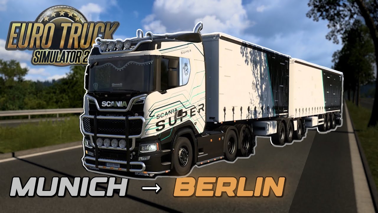 Munich to Berlin Autobahn Drive | ETS2