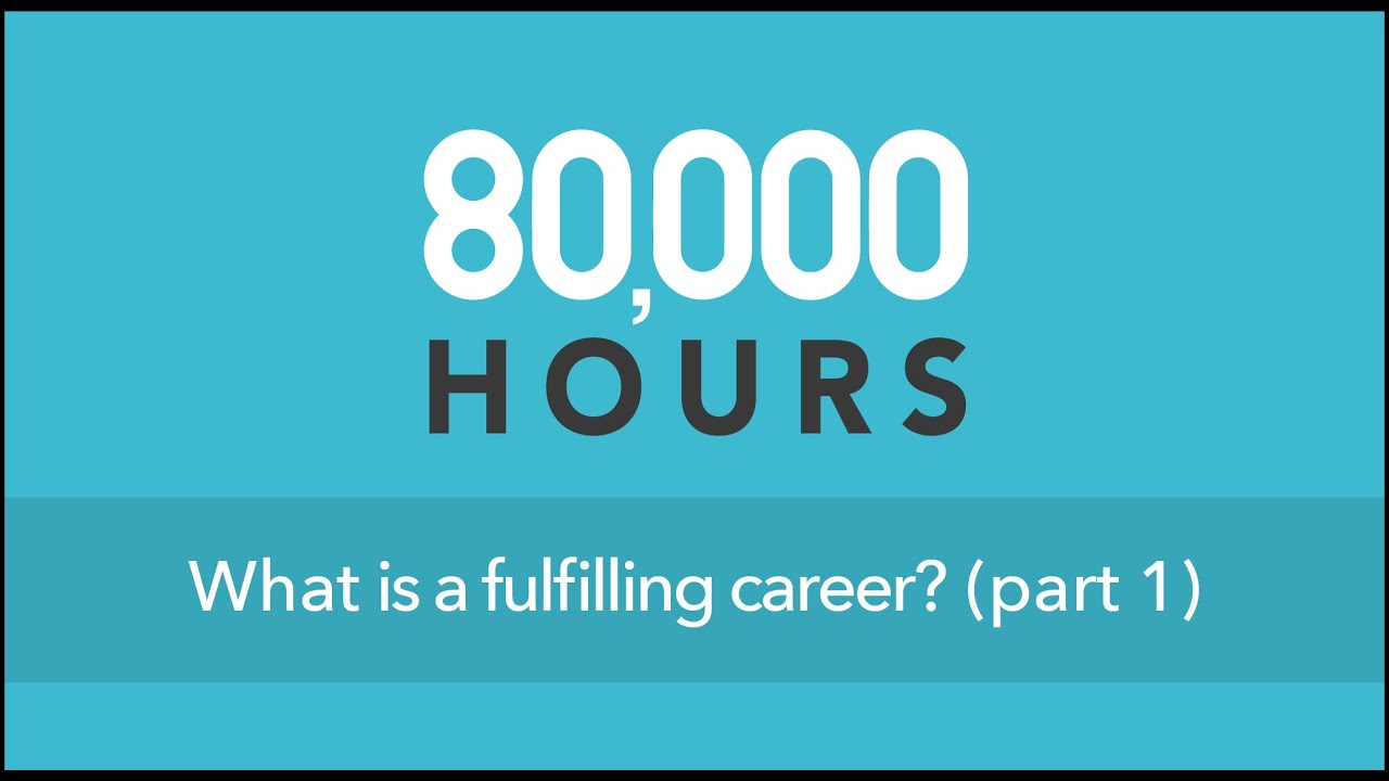 What makes for a dream job? (part 1) @ Cambridge University