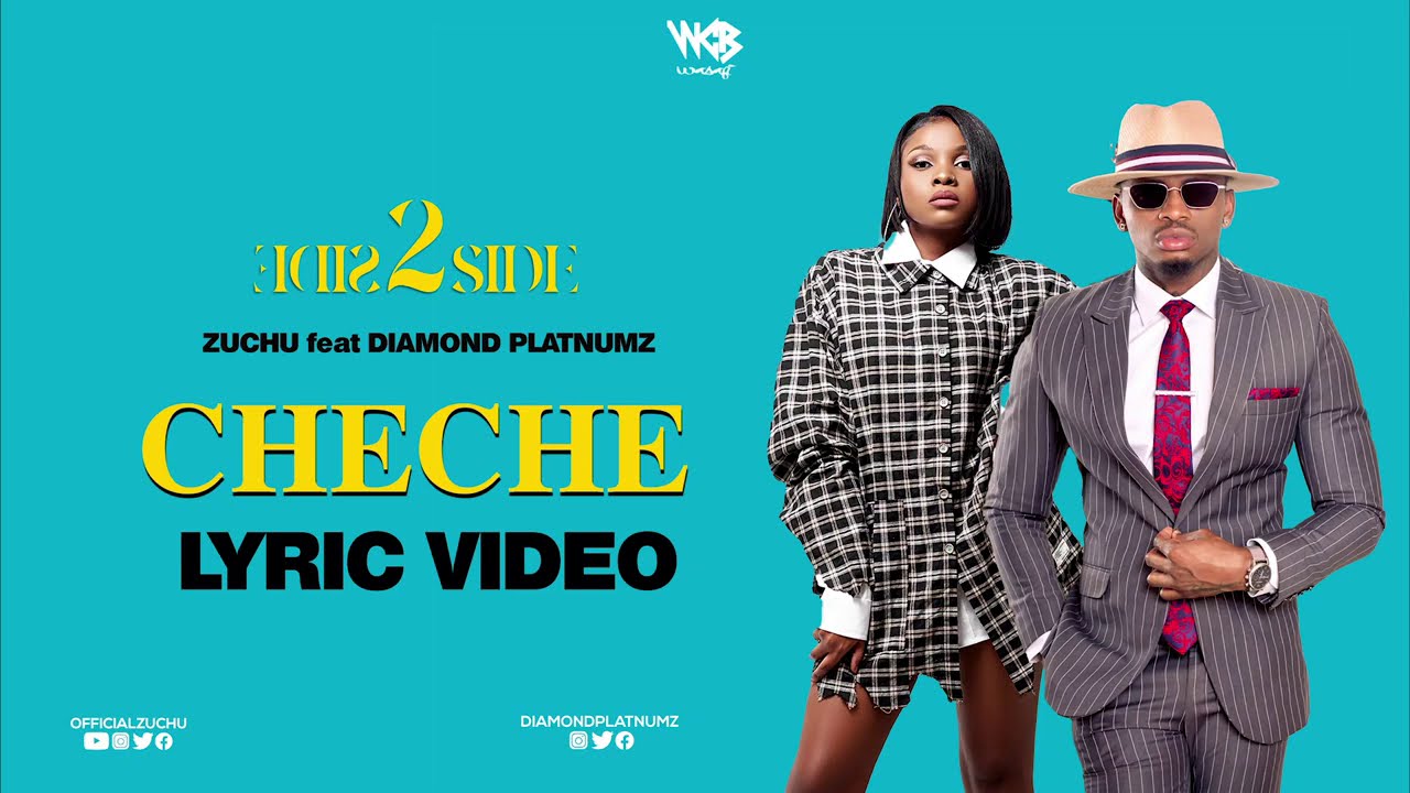 Zuchu Ft Diamond Platnumz - Cheche (Lyric Video)