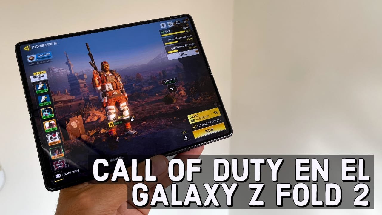 GALAXY Z FOLD 2: Call Of Duty Mobile en Pantalla Grande!! WOW!!