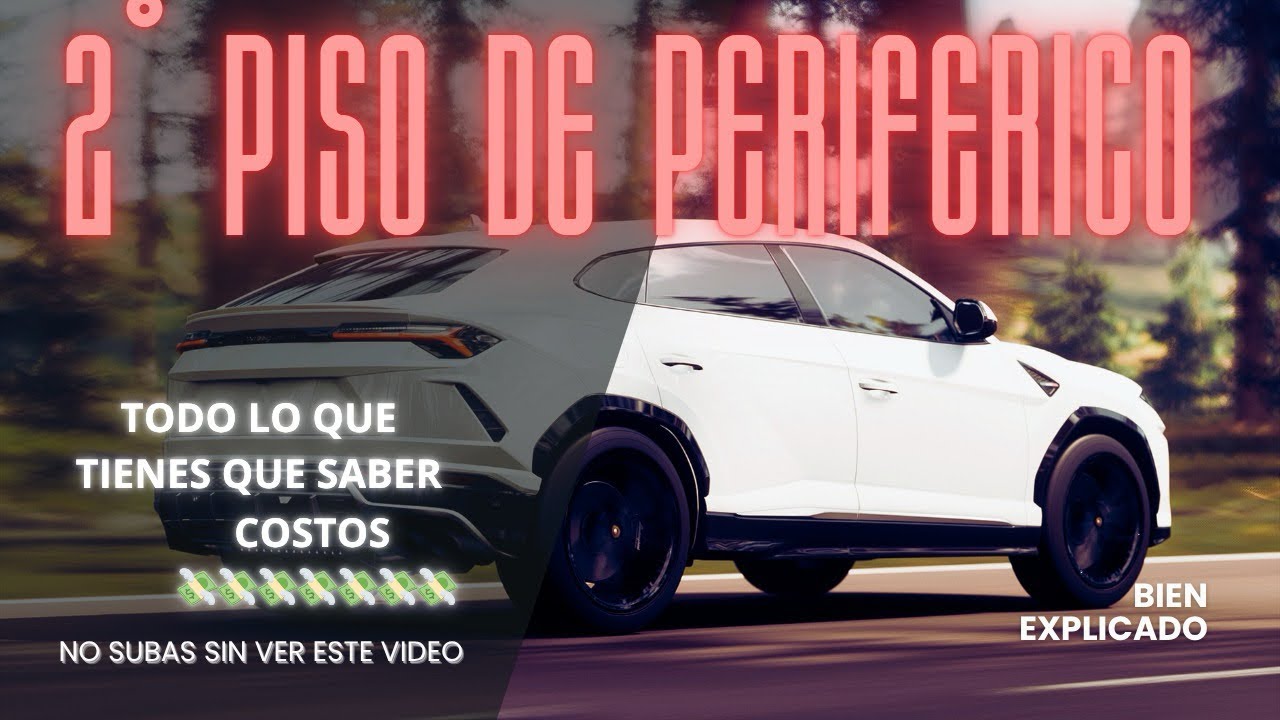 $ COSTOS $ 2o Piso en periférico CDMX