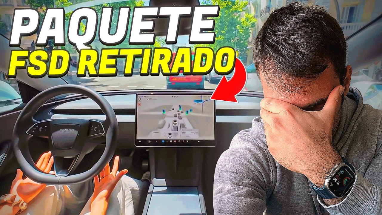 Tesla RETIRA el paquete FSD de Conducción Autónoma Total