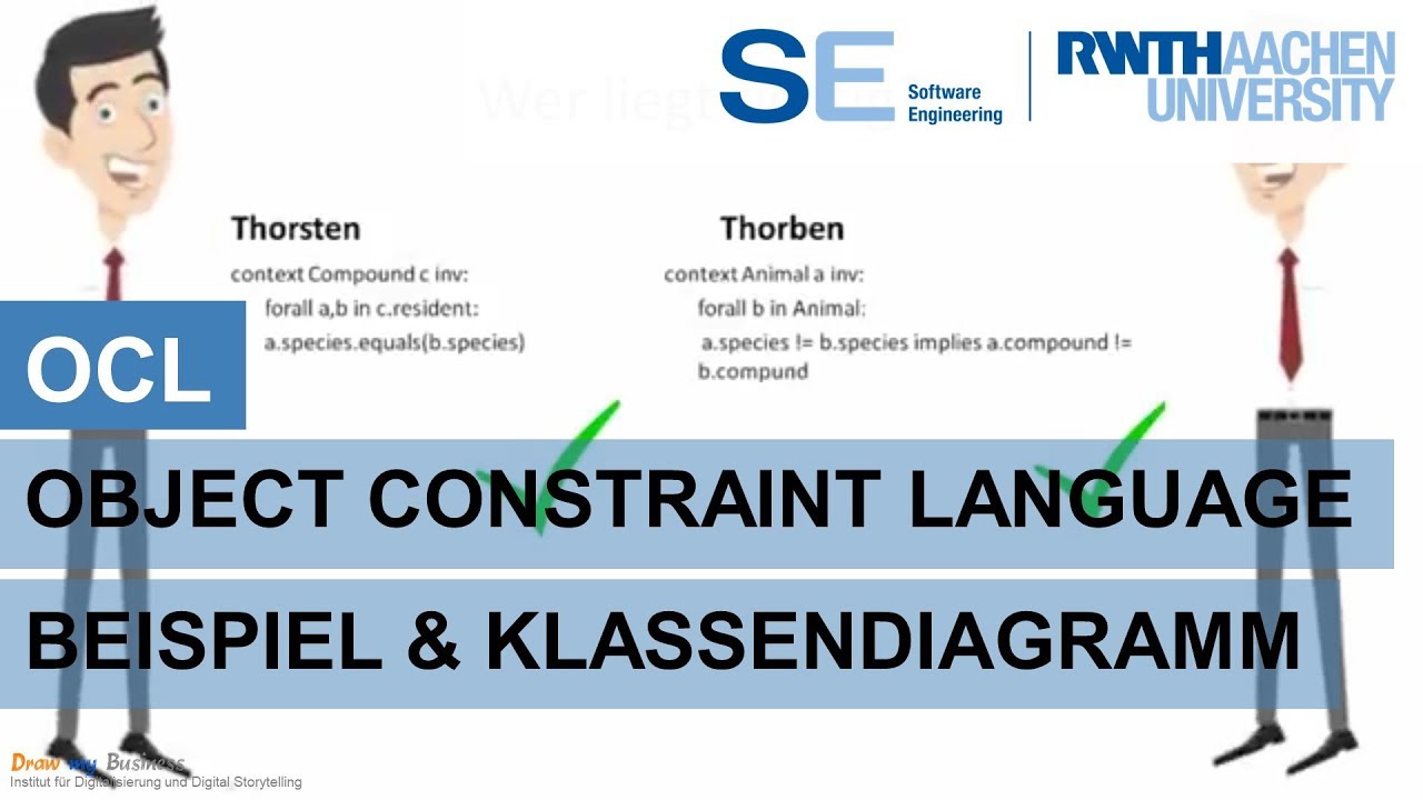 OCL: Object Constraint Language - with example & class diagram