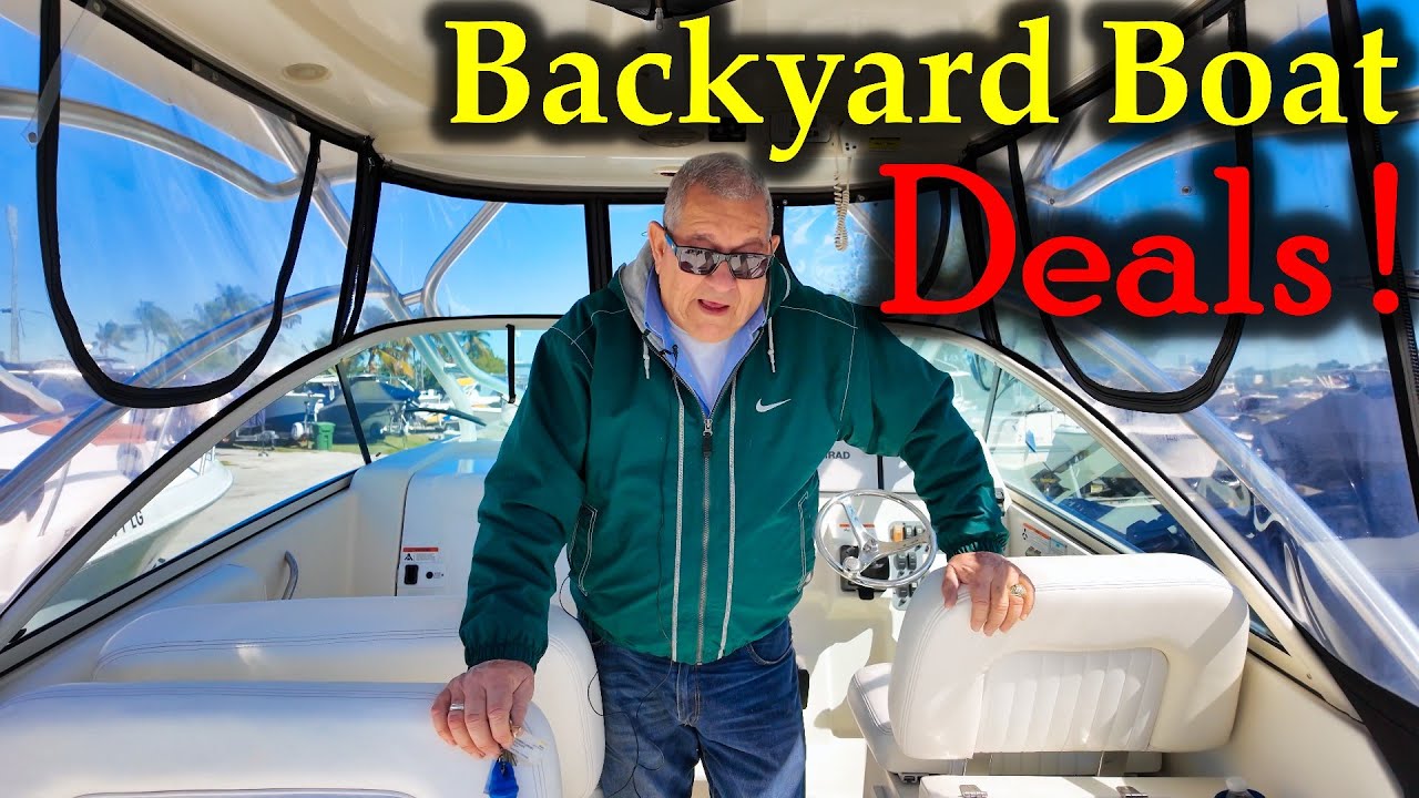 This Boat Is Solid ! Boat Owner at 80 Has to Sell ! Backyard Boat Deal in Miami !