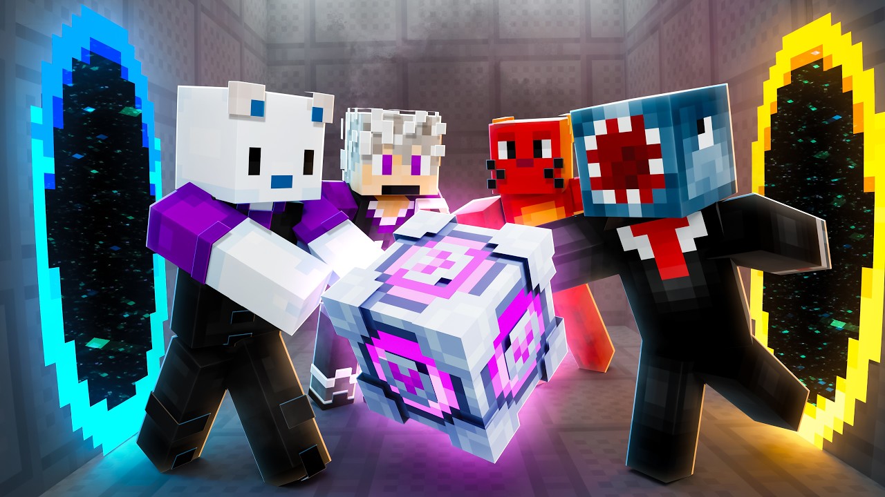 Minecraft&rsquo;s Portal Gun Mod Is Stupidly Funny