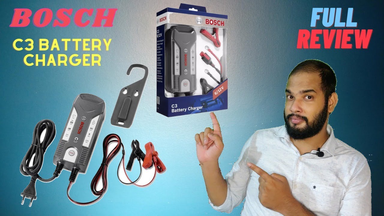 Bosch C3 Car & Battery Charger Complete Review & Demo | Charge at Your Home | Full in Hindi -DNA 365