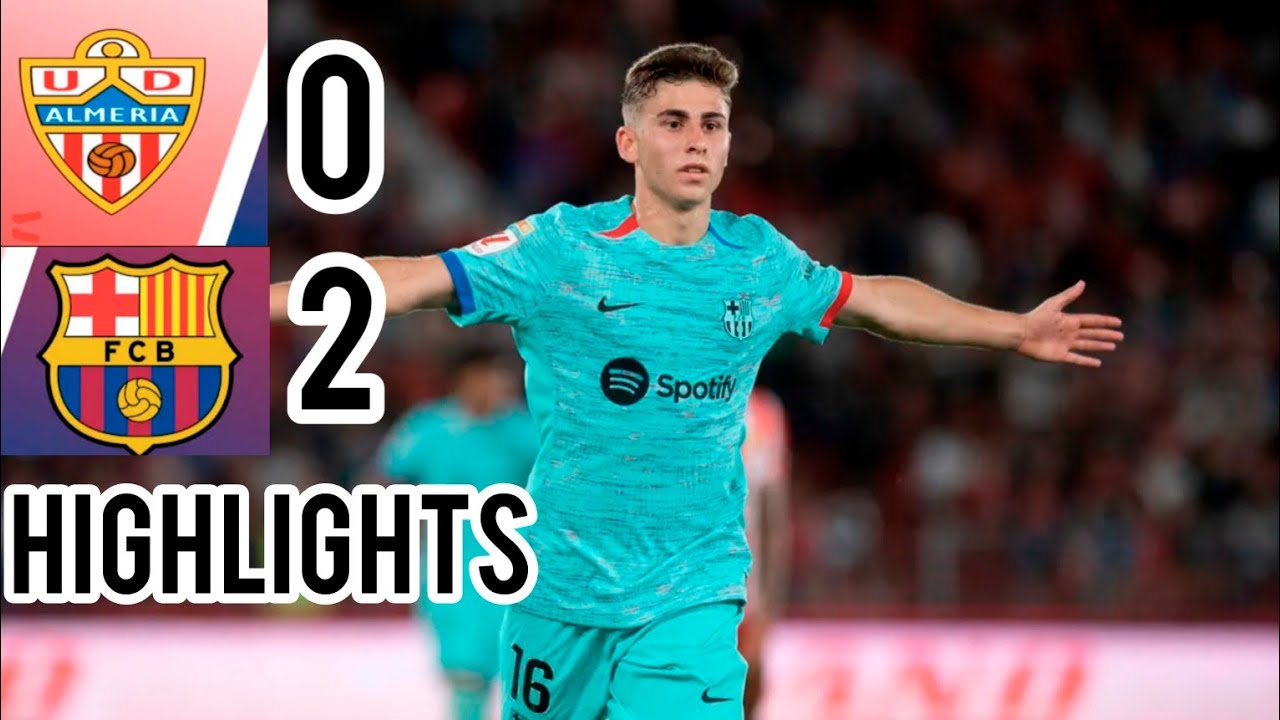 ALMER&Iacute;A VS BARCELONA | 0-2 GOALS HIGHLIGHTS LALIGA SPANISH LEAGUE 16/05/2024