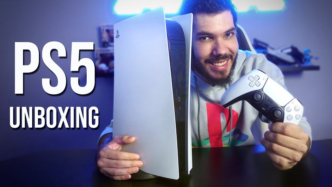 PLAYSTATION 5 - UNBOXING DO PS5 | MaxMRM