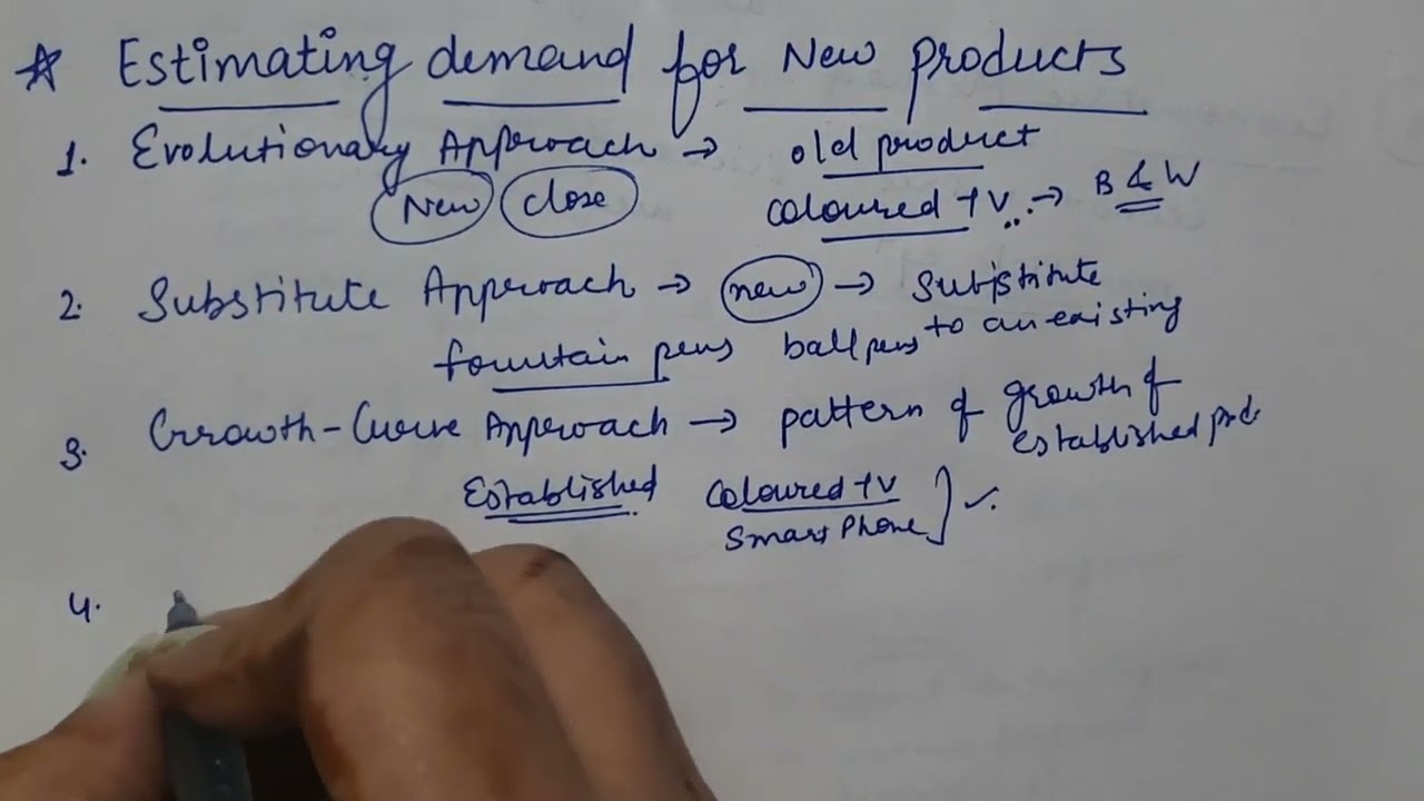 Estimation of demand for new products| Demand Estimation | Demand Forecasting| Easy description