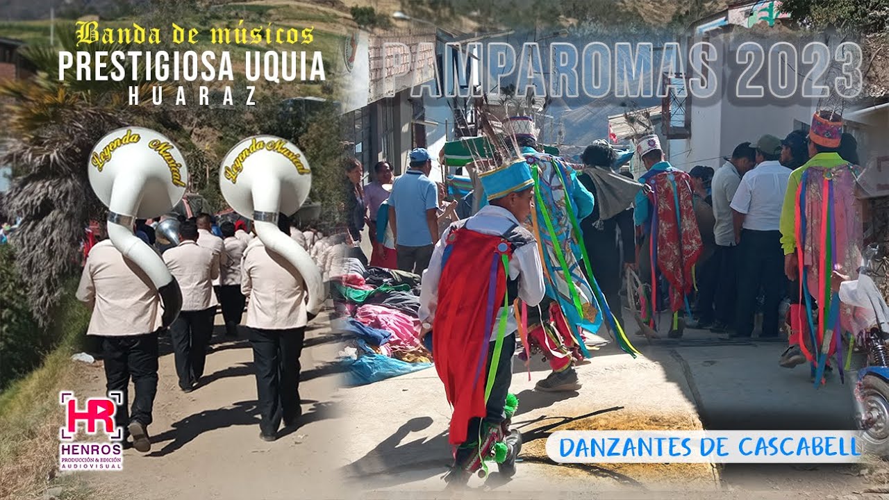 DEVOTOS del BARRIO ALTO y los danzantes de CASCABEL/PAMPAROMÁS 2023 - PRESTIGIOSA UQUIA