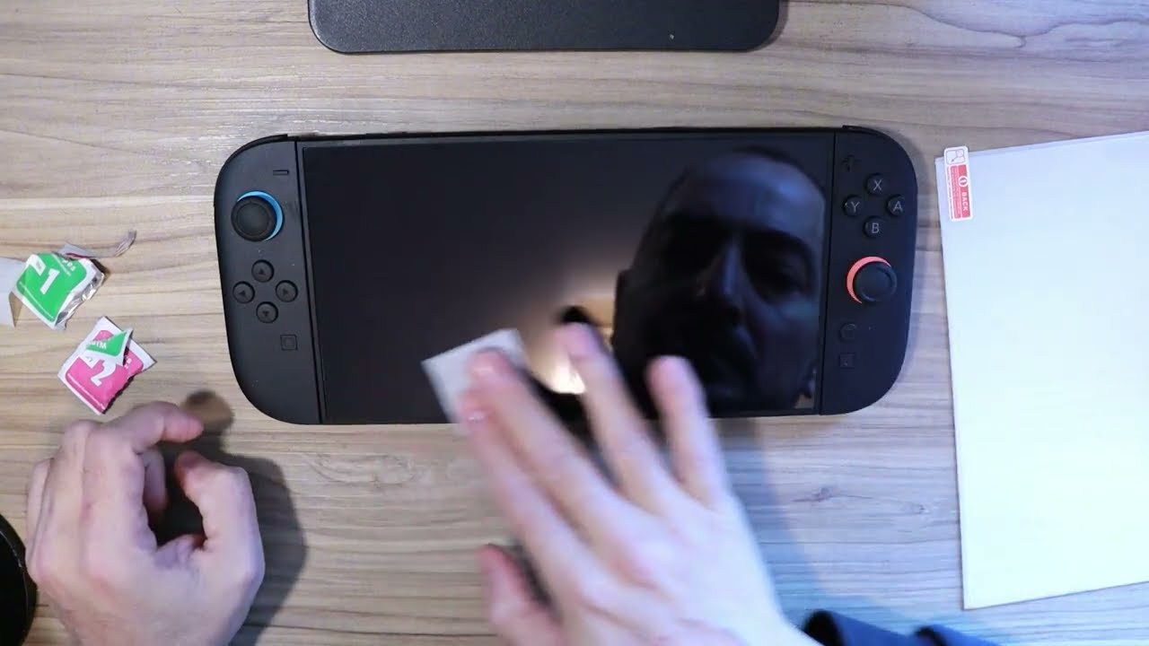 APLICANDO PELÍCULA BOA E BARATA NO NINTENDO SWITCH 2