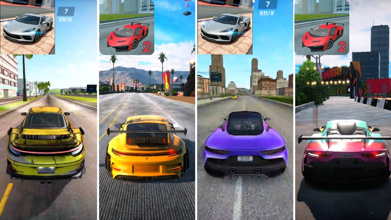 Extreme Car Driving Simulator против Extreme Car Driving Simulator 2 026!🤯