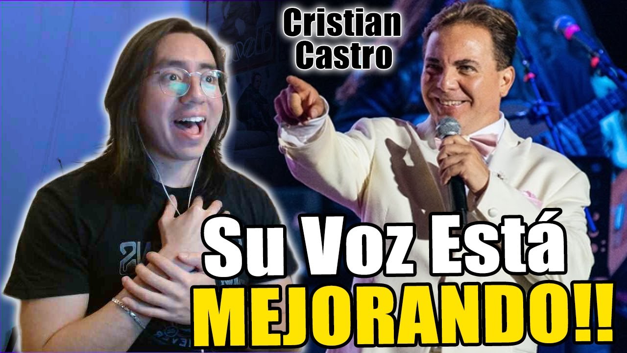 Reacciono a CRISTIAN CASTRO Cantando un INCREÍBLE POPURRÍ de ÉXITOS!!! |