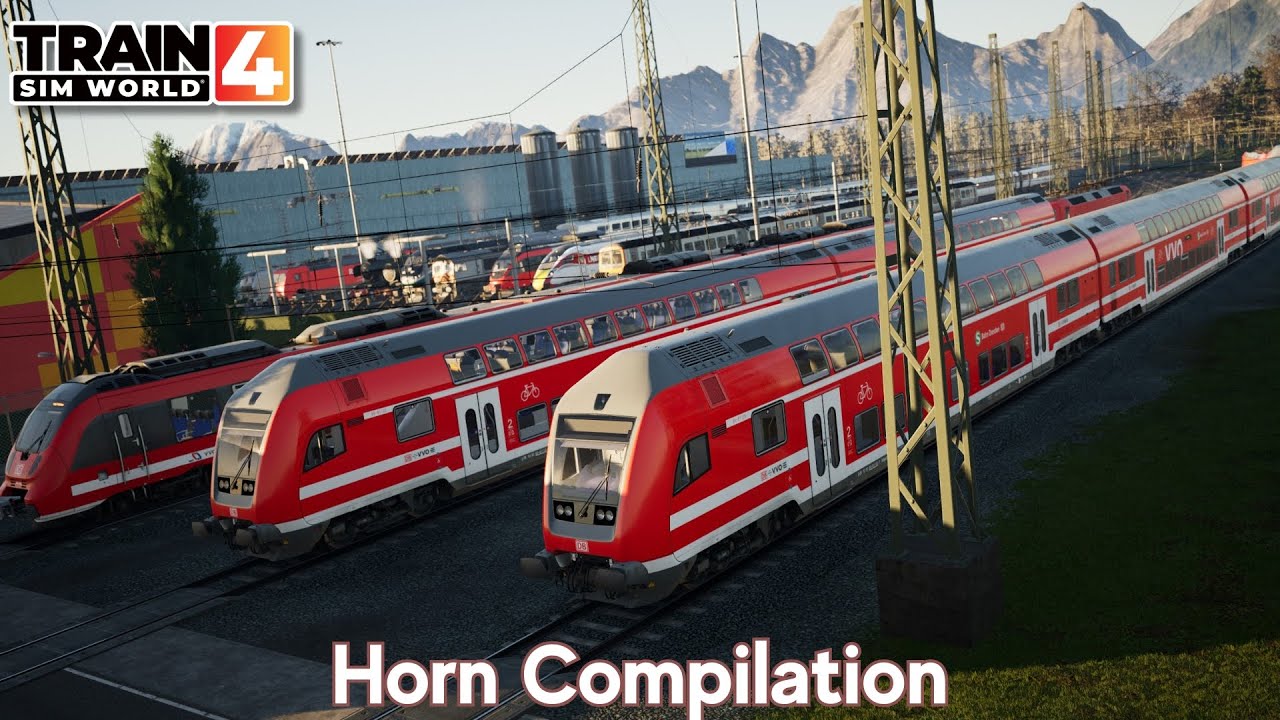 Train Sim World 4 Horn Compilation - All Trains & Locos - As of December 2023