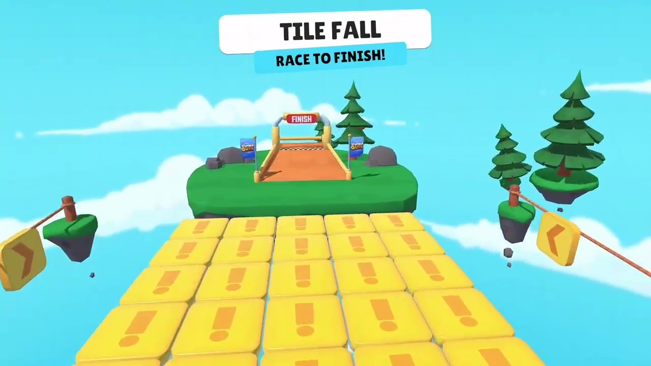Playing stumble guys with my friend