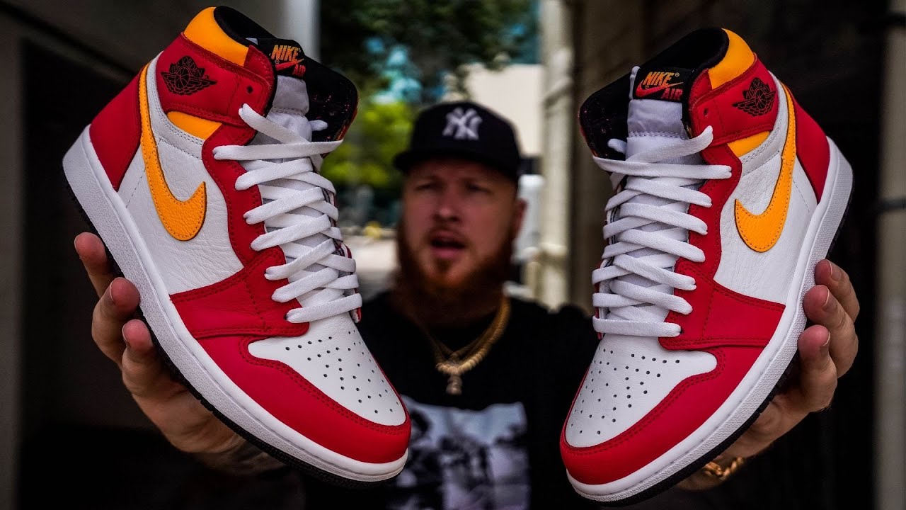 HOW GOOD ARE THE JORDAN 1 LIGHT FUSION RED SNEAKERS! (Early In Hand Review)