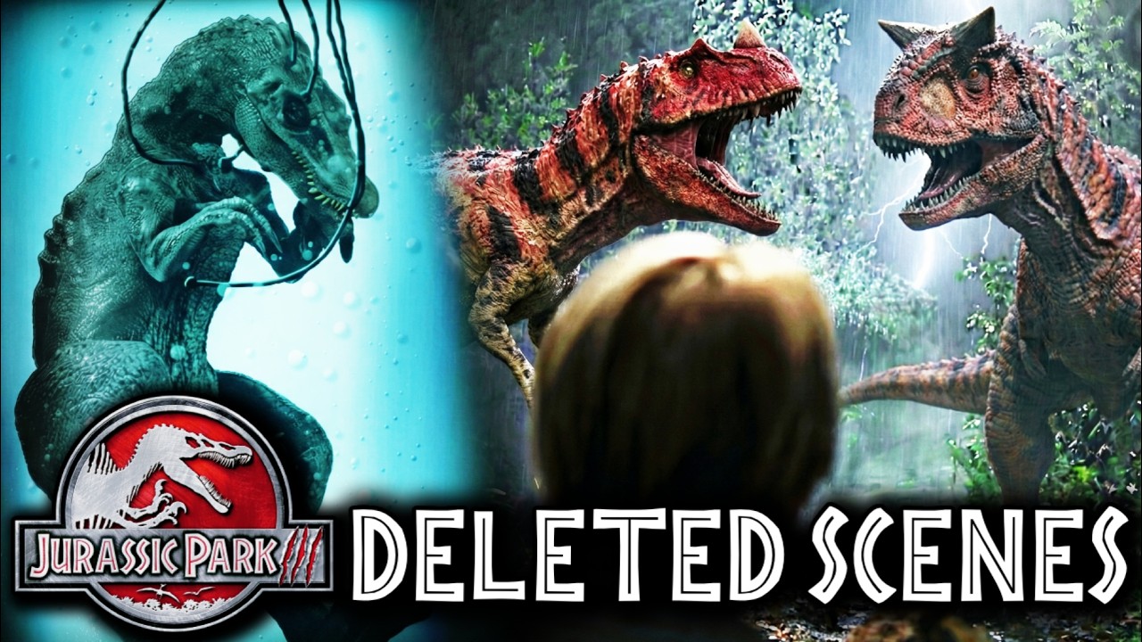🔥ALL DELETED SCENES and IDEAS from JURASSIC PARK 3