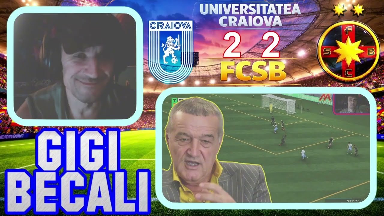 Gigi Becali s-a enervat dupa eliminarea din Cupa Romaniei - Craiova vs FCSB 2-2