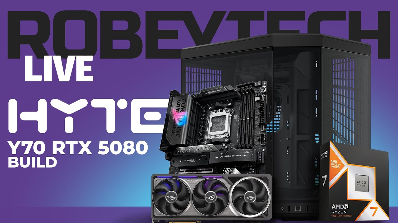 Building a $4300 9800x3D / Astral RTX 5080 Build in the Hyte Y70