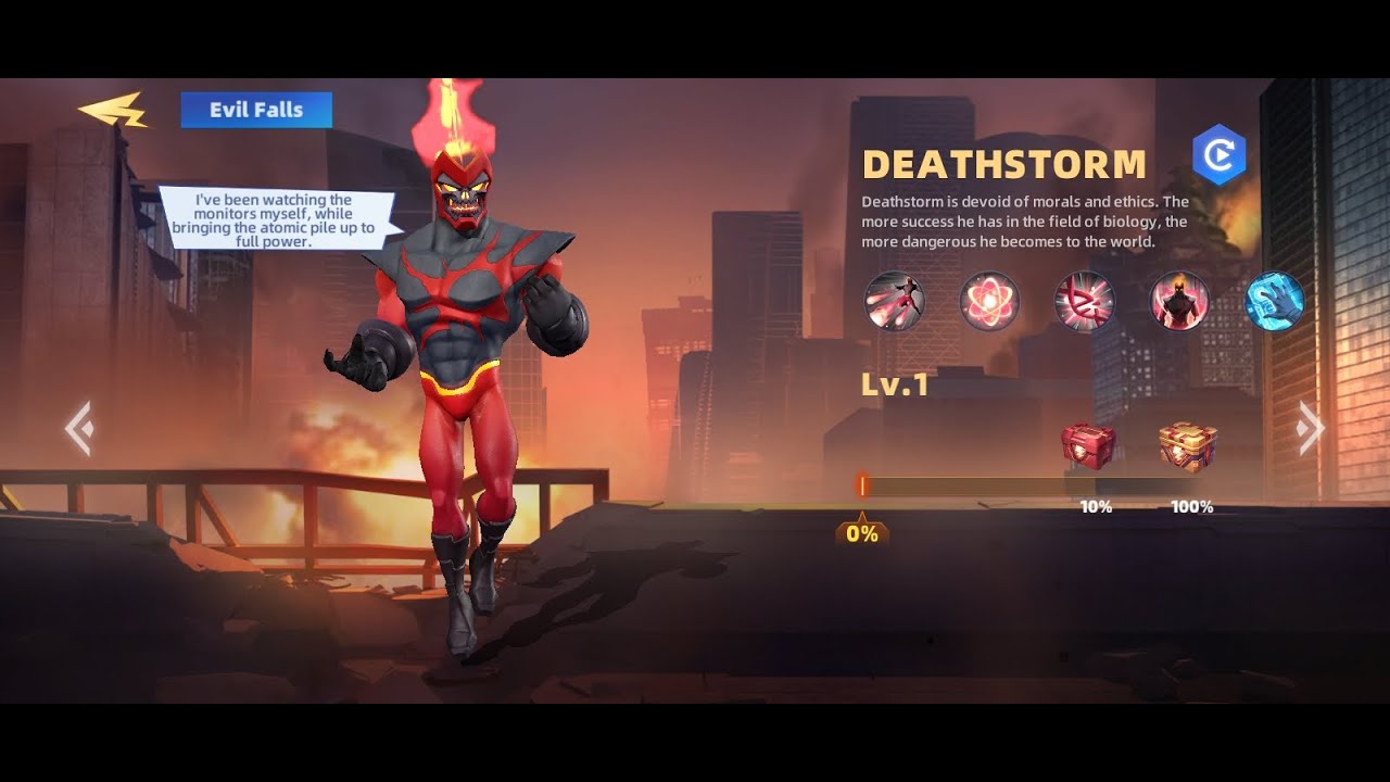 [LiVE GAME PLAY] DEATHSTORM versus TEAM FiRESTORM 🔥 DC WORLDS COLLiDE 🔥 EViL FALLS Stage = LEVEL 01