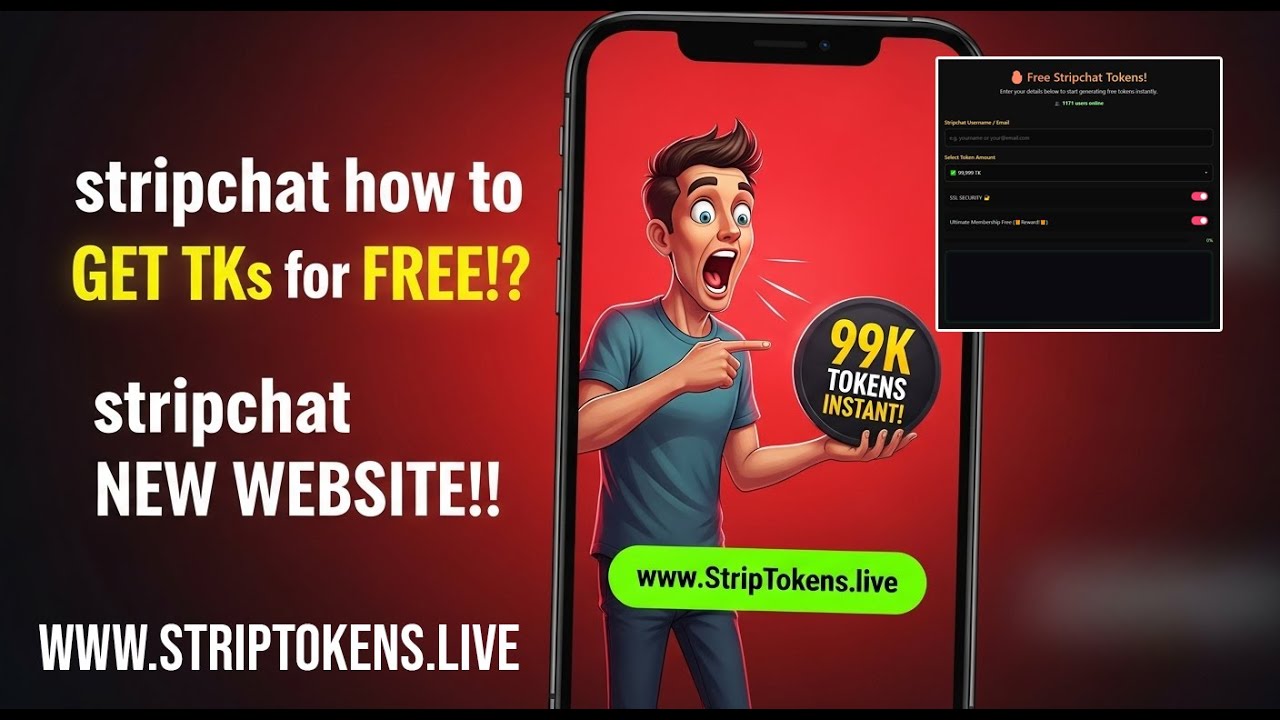 ⚡ Strip Chat Token Generator ⚡ iOS - Android - PC - 2026 UPDATED - 100% WORKING MOD ⚡