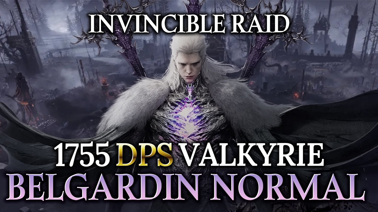 [Lost Ark]1755 DPS Valkyrie(111 Core) - Shadow Raid Belgardin Normal Gate 1-2