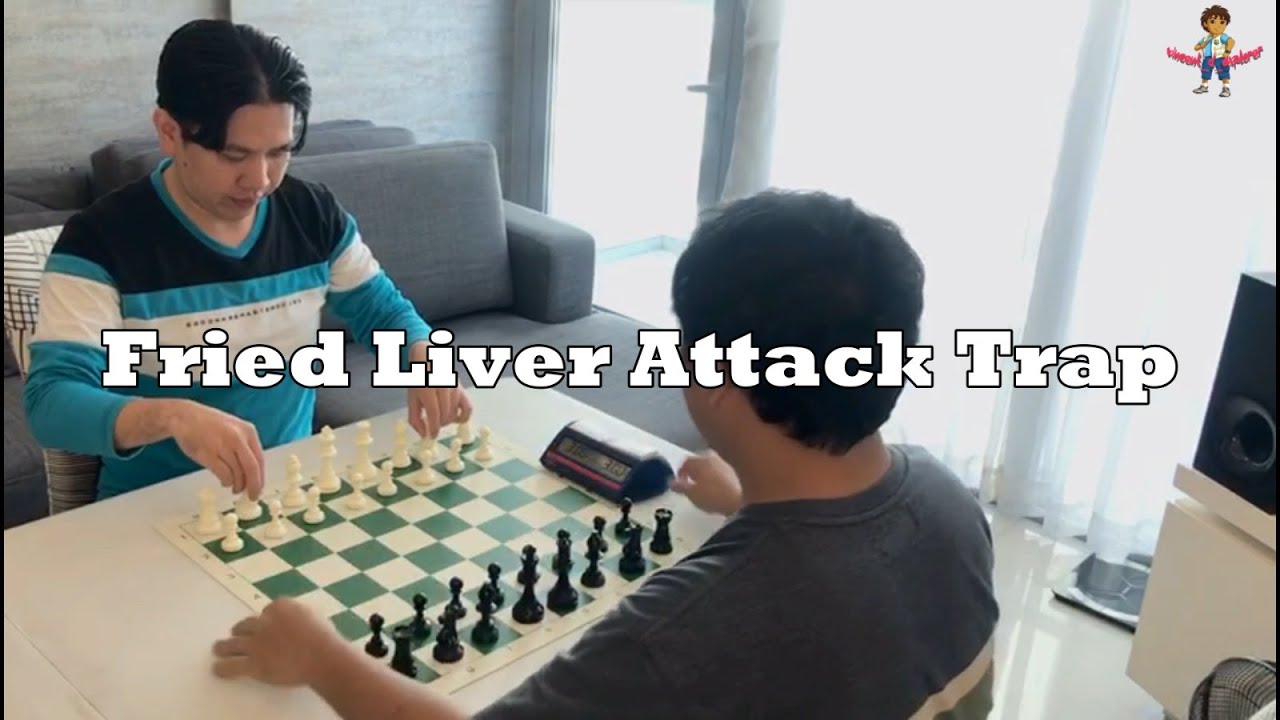 Chess Opening Trap #4 : Fried Liver Attack Fegatello Attack, Polerio Defense