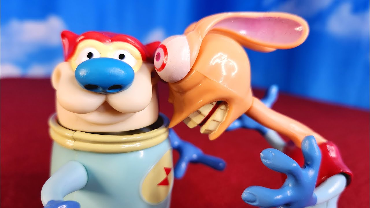 THE Ren & Stimpy 1993 SPACE MADNESS Action Figures