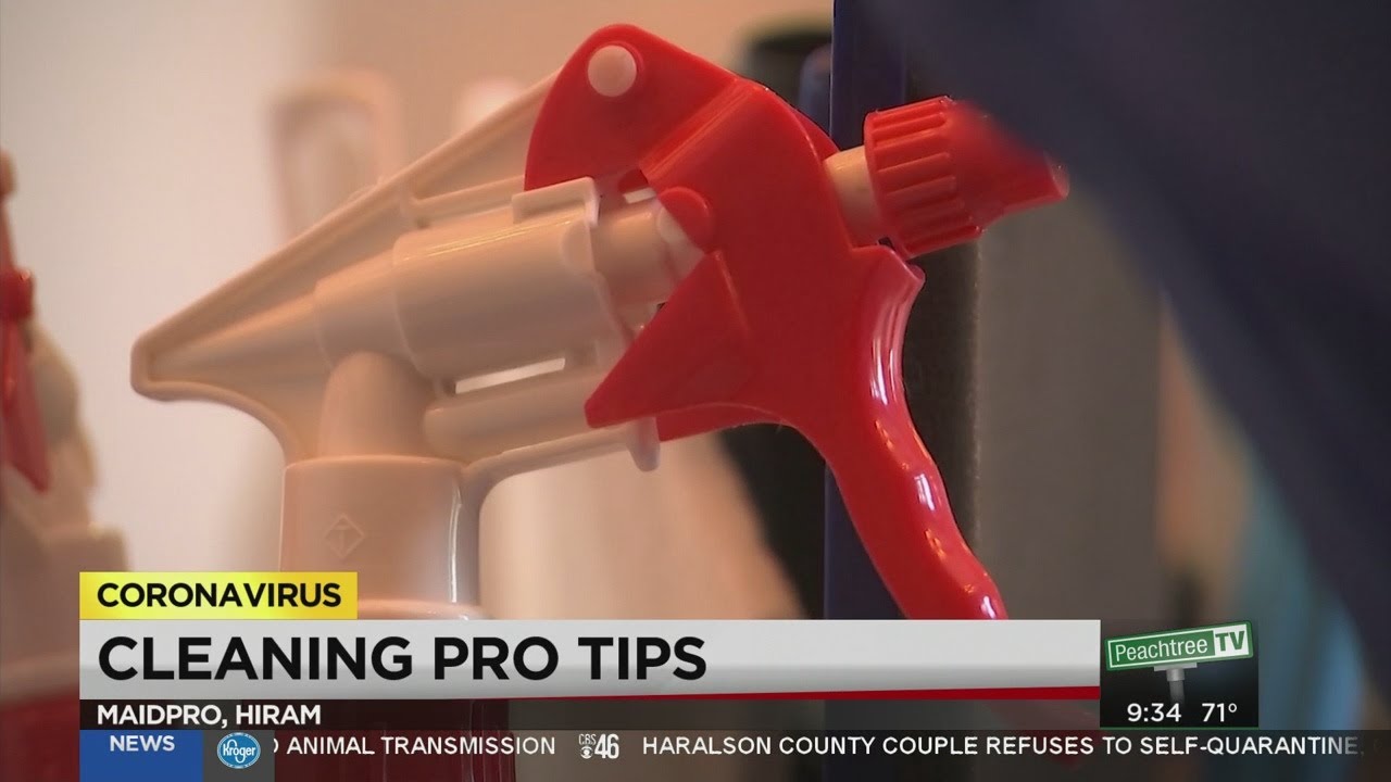 PRO TIPS: Coronavirus cleaning for home and office
