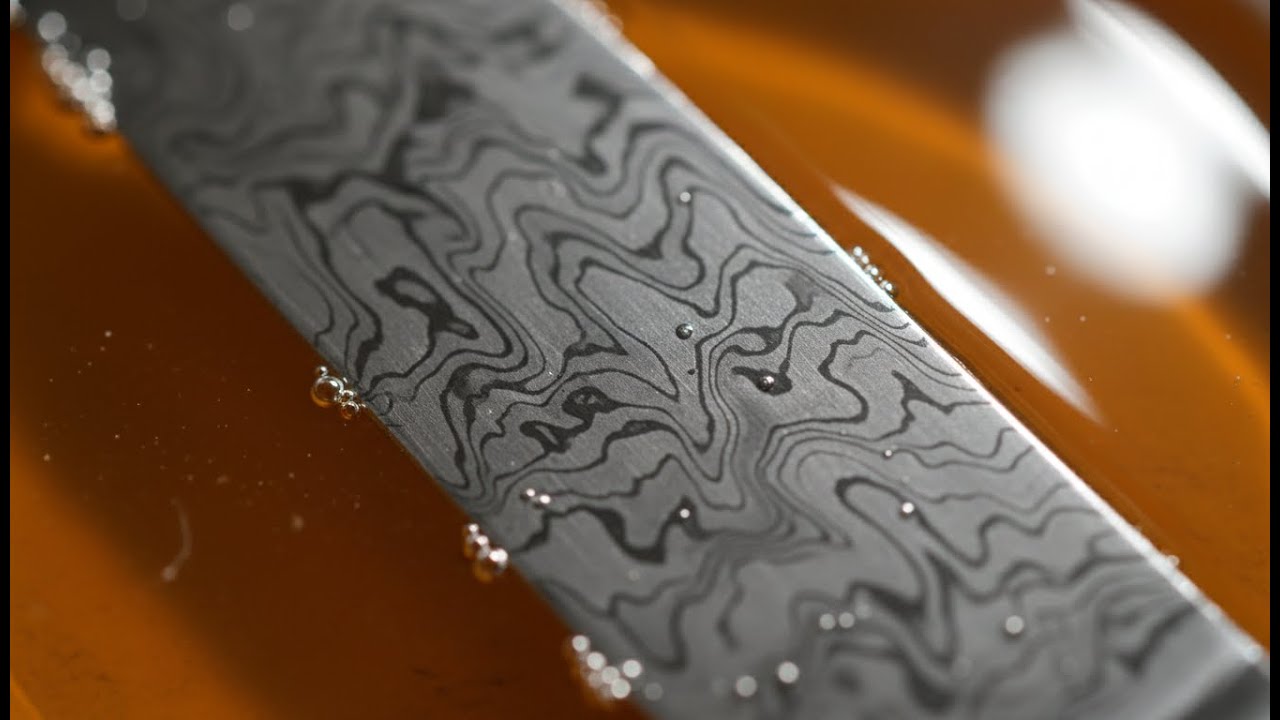 How Damascus Knives Are Made: An ASMR Journey