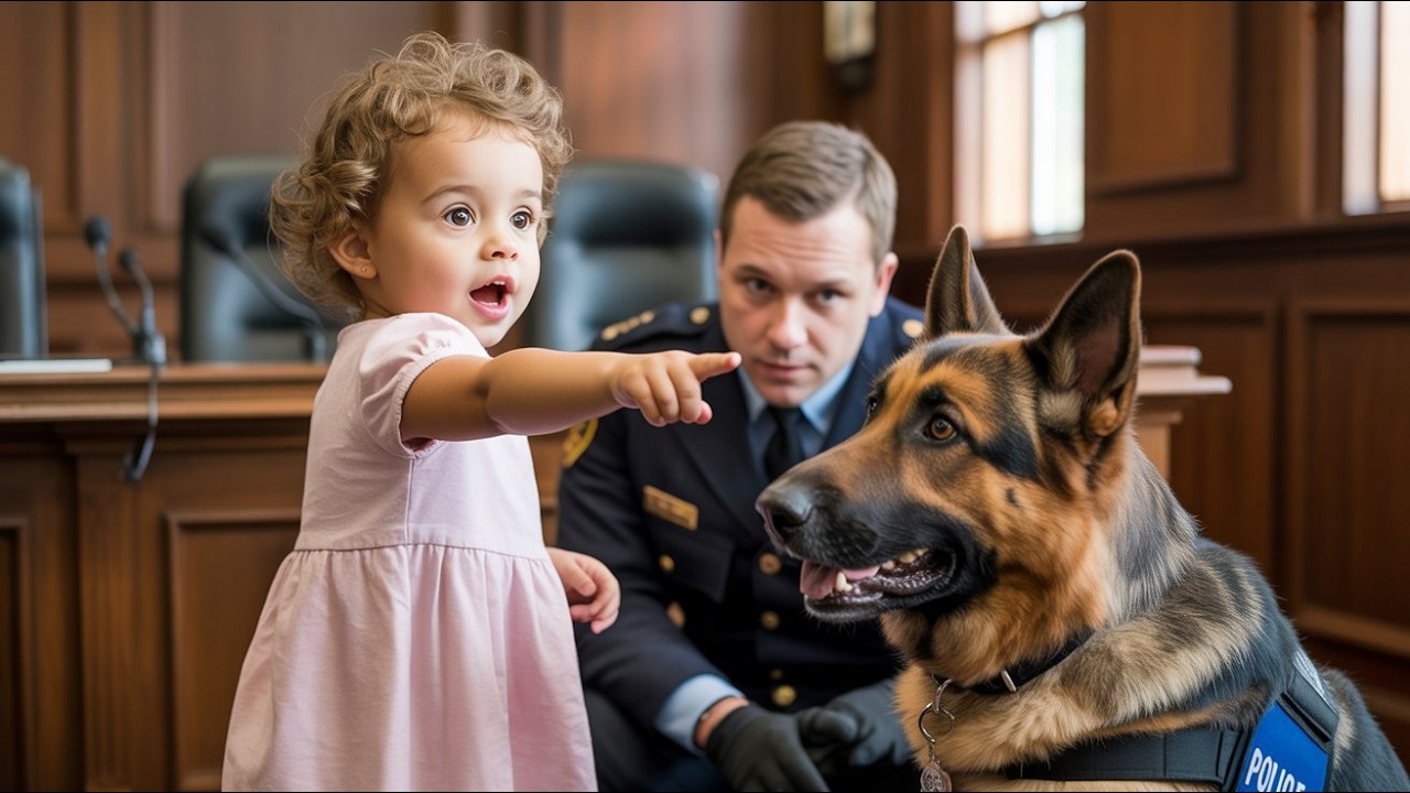 In Court, a 3-Year-Old Girl Points at a Police Dog and Says Two Unforgettable Words