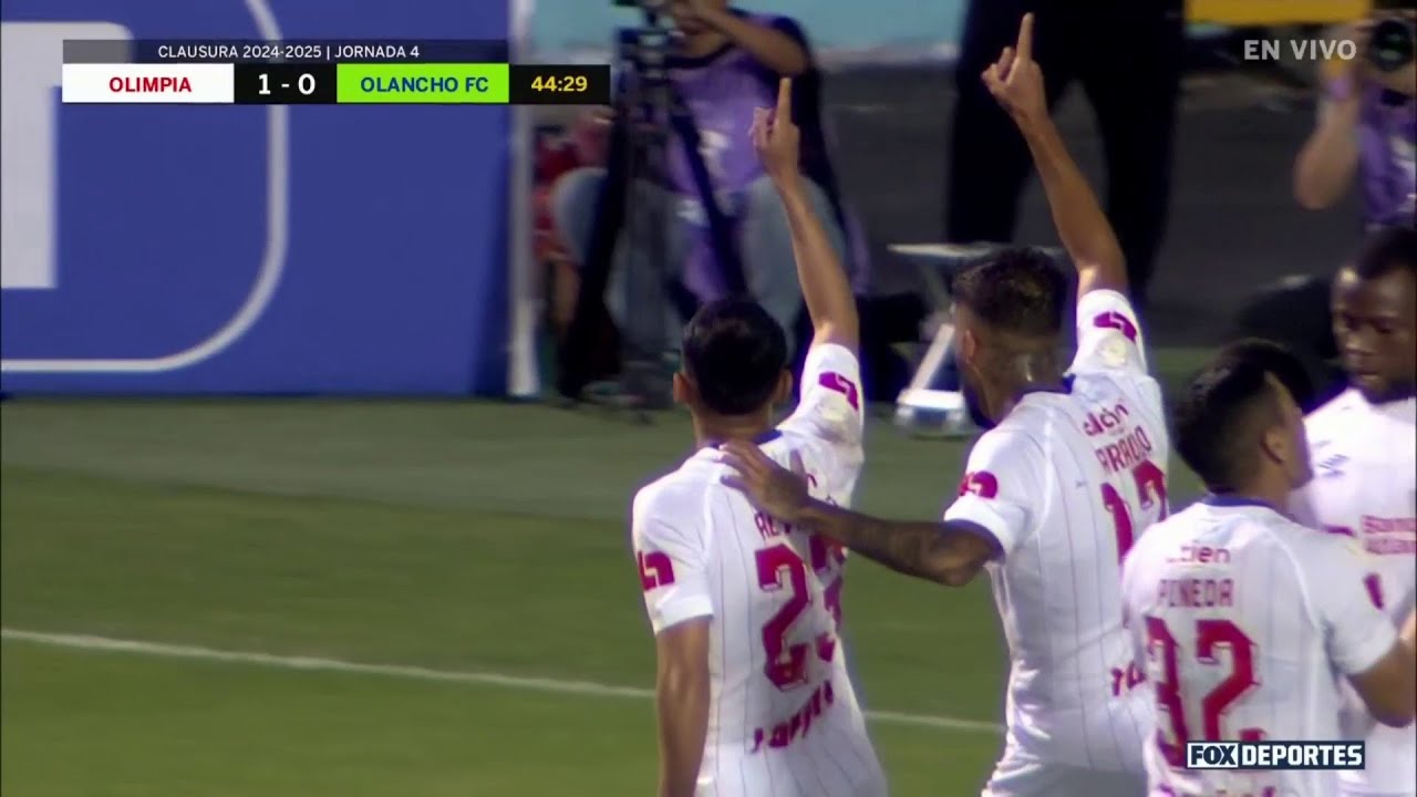 💪 GOL Jorge &Aacute;lvarez | Olimpia 1-0 Olancho FC | Fecha 4, Clausura 2025 | Liga de Honduras