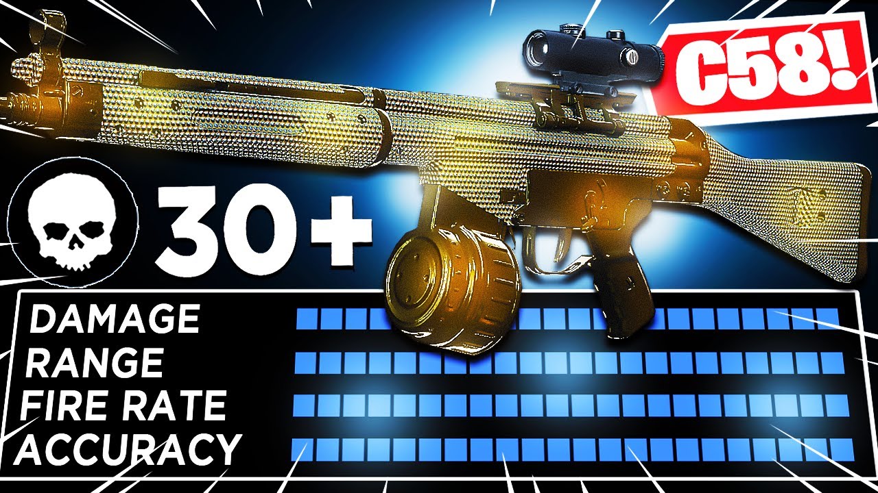 The C58 is STILL *OVERPOWERED* 37  KILLS (BEST C58 CLASS WARZONE)