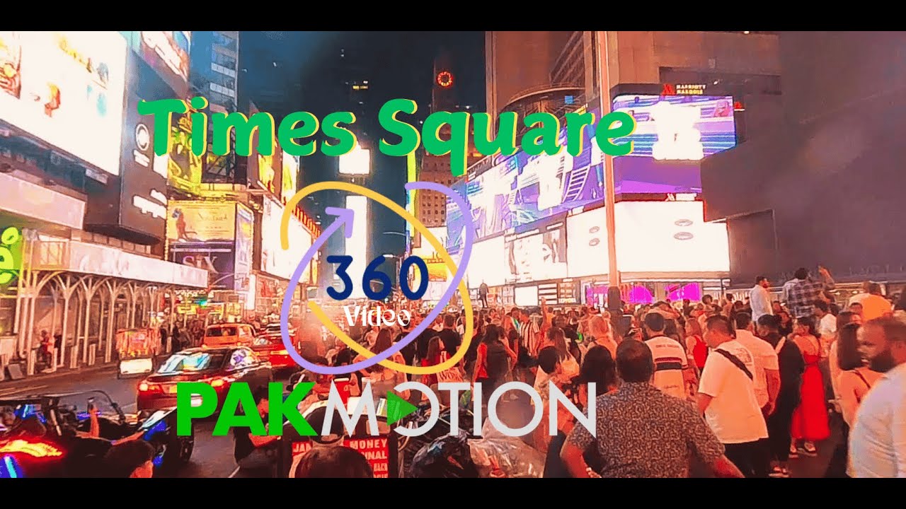 Step into the Heart of NYC: Epic 360° Video Times Square Adventure! New York City Fun