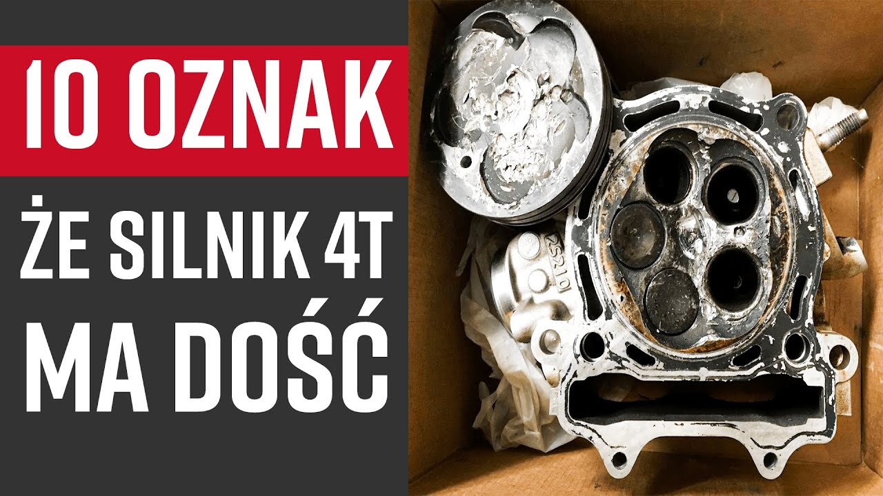 10 Oznak, że Twój silnik 4T ma dość