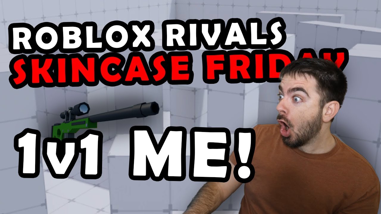 [SKINCASE GIVEAWAY] Beat Me in Roblox Rivals 1v1 to Win SKINCASES!!!