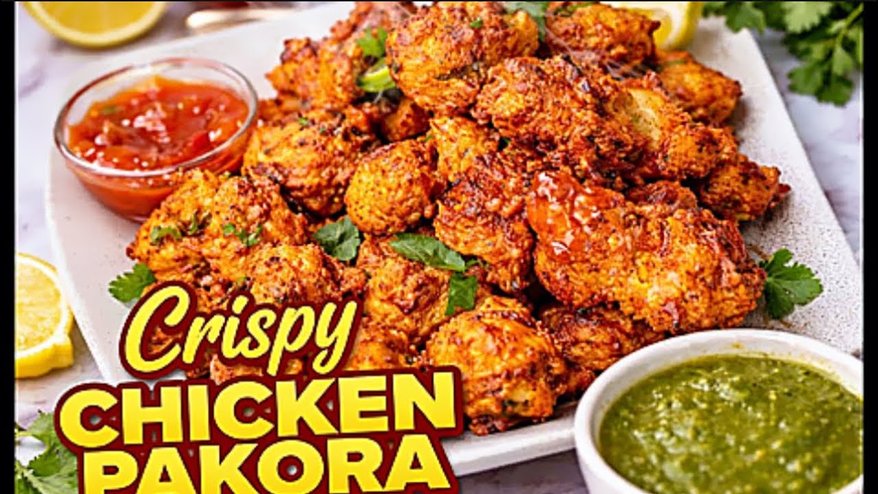 Crispy Chicken Pakora Recipe | Chicken Snacks | Iftar Special Ultra Crispy Juicy Chicken Pakora!