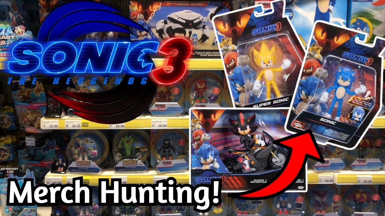 Sonic Merch Hunt! - My BIGGEST Sonic Merch/Figure Hunt Yet! (Sonic Movie 3)