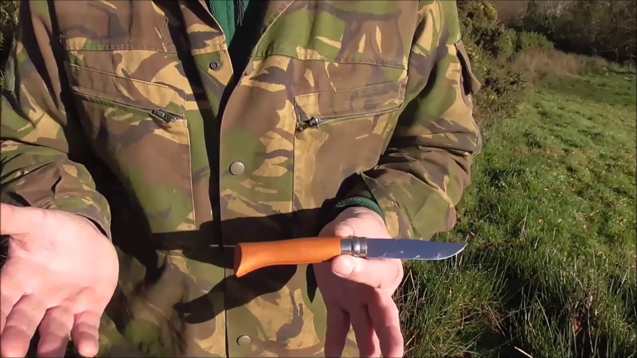 Обзор складного ножа Opinel и тест на выживание в условиях бушкрафта. Строительство соломенной хи...