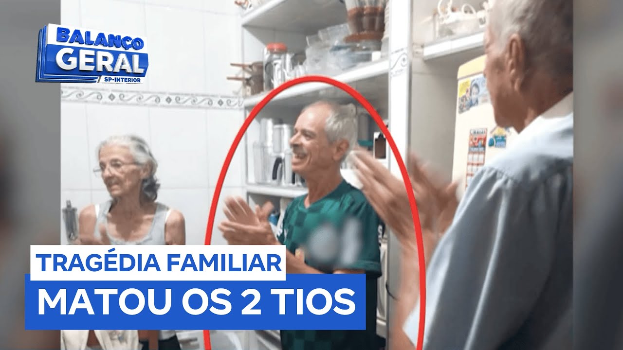 Homem é preso suspeito de matar os dois tios idosos usando pedaços de madeira