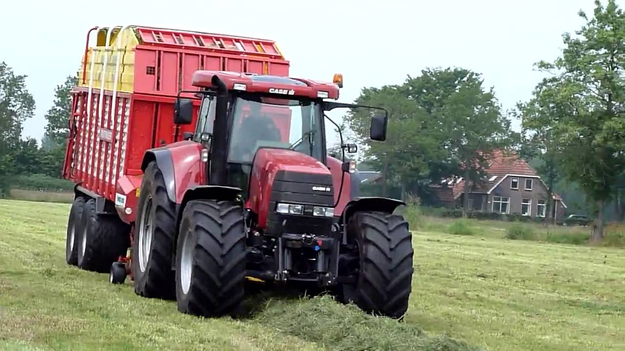 Case CVX 195 met Pottinger ladewagen van Meyners