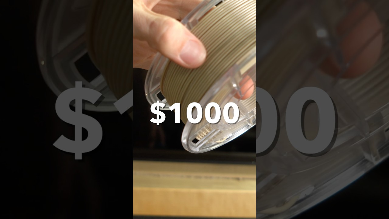 This filament costs more than the printer ($1000/kg PEEK vs. $699 Elyarchi Alcheman)
