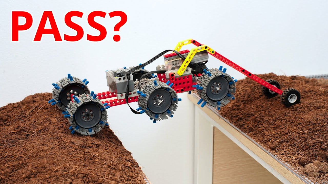 Машинка LEGO Technic покоряет холм и огромную пропасть &ndash; решающее испытание! | LEGO Smart