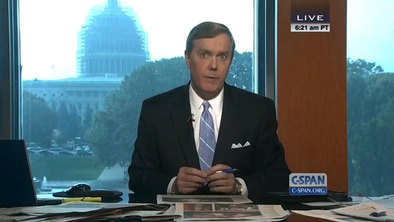 Звонящий C-SPAN произнес слово на букву «н» в эфире